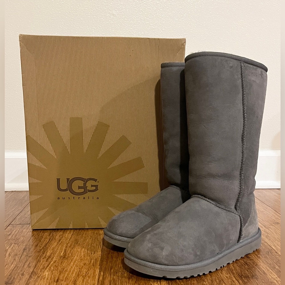 Grey Classic Short Ugg Winter Boots